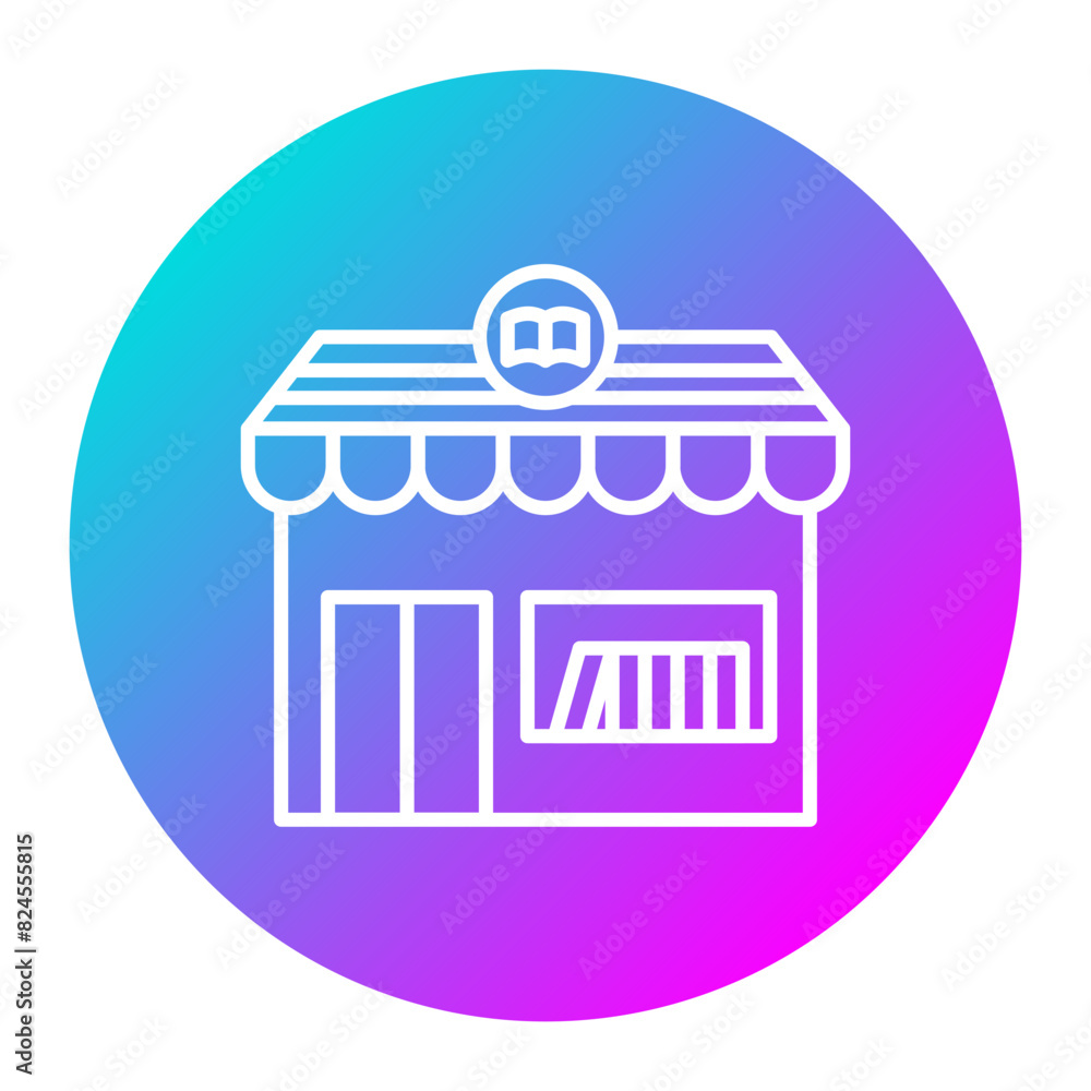 Book Store vector icon. Can be used for Literature iconset. Book Store vector icon. Can be used for Literature iconset.