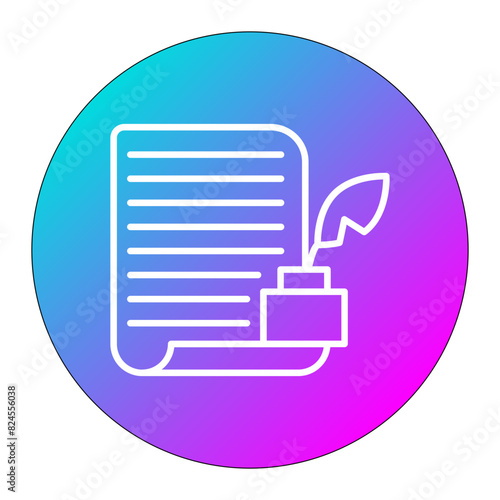 Literature vector icon. Can be used for Literature iconset.