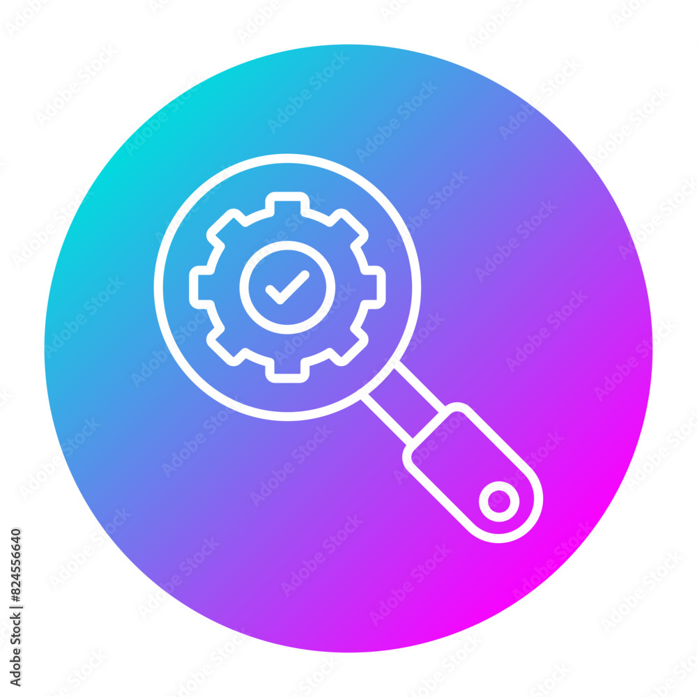 Gear Testing vector icon. Can be used for Vacation and Tourism iconset. Gear Testing vector icon. Can be used for Vacation and Tourism iconset.