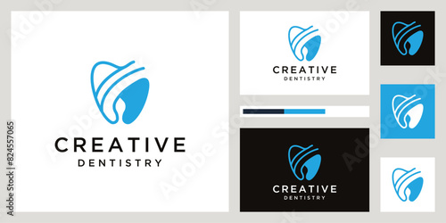 Dental Clinic Logo Teetth Design Vector Dentist Template