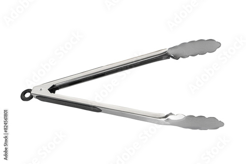Φωτογραφία Barbecue and grill spatula bottle hook tongs tools set on White Background