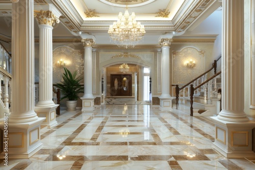 Classical Entrance Hall Interior © Abdul