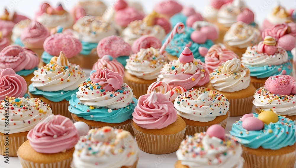 A Delightful Display of Cupcakes
