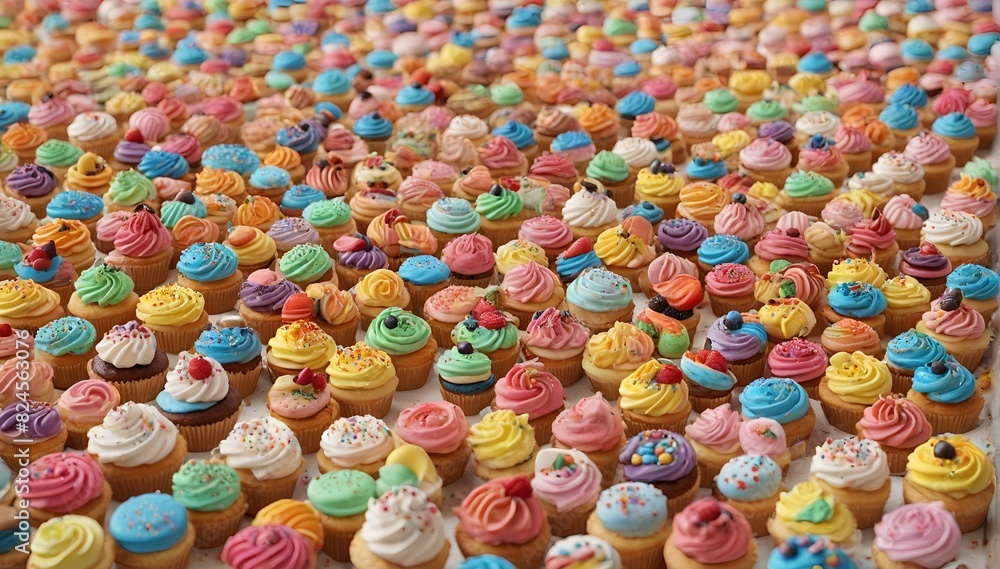 Colorful Cupcakes Colorful Cupcakes