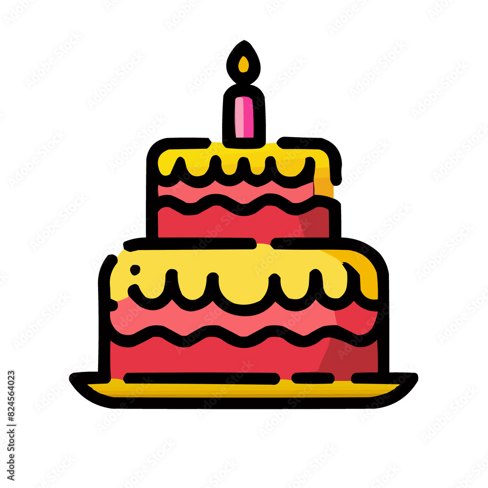 birthday cake with candles birthday cake with candles
