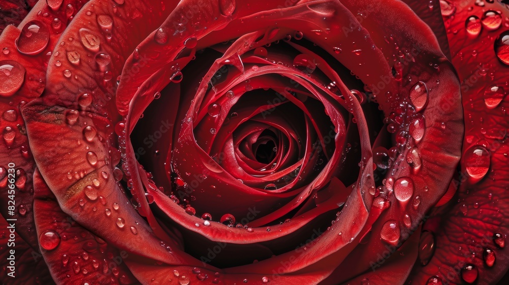 Flower closeup, valentine's background, red rose Flower closeup, valentine's background, red rose