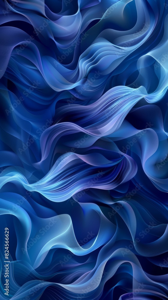 Blue abstract waves background Blue abstract waves background