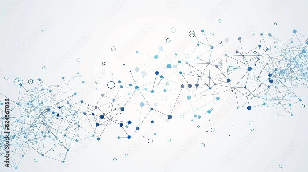 The background, network, and communication design of connecting dots The background, network, and communication design of connecting dots