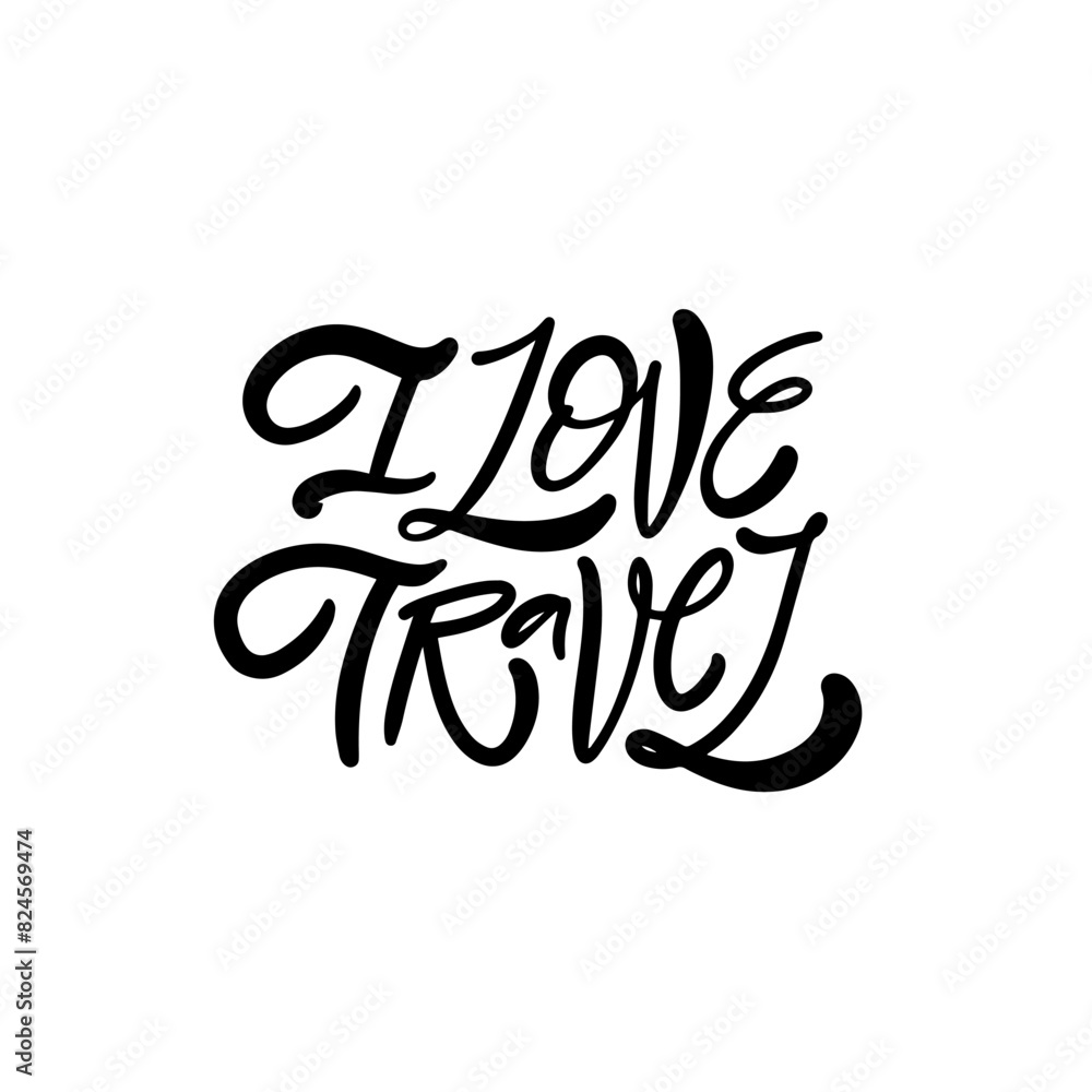 Elegant artwork with travel quote in stylish calligraphy, inspiring and beautifully designed Elegant artwork with travel quote in stylish calligraphy, inspiring and beautifully designed