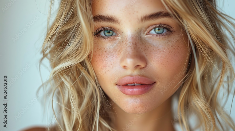 beauty blonde girl with long and shiny wavy hair beautiful woman model with curly hairstyle fashion stock image beauty blonde girl with long and shiny wavy hair beautiful woman model with curly hairstyle fashion stock image