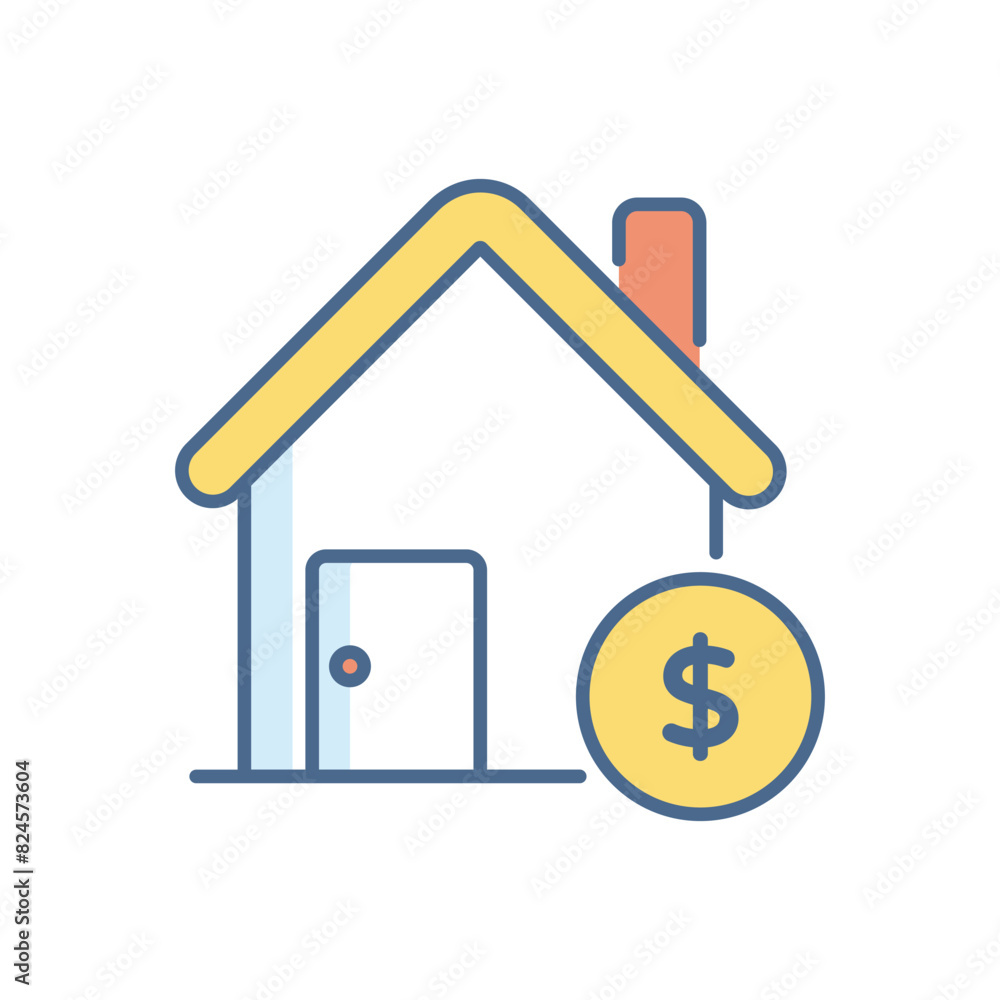 Property value vector icon Property value vector icon