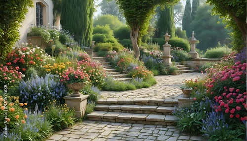 Vivid Landscaped Garden © MillionPixel$