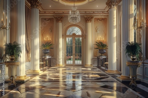 Classical Entrance Hall Interior © Abdul