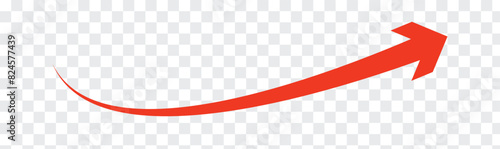 Long arrow vector icon. Red horizontal double arrow. Vector design. 22.11.	
