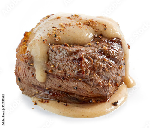 freshly grilled juicy beef fillet steak