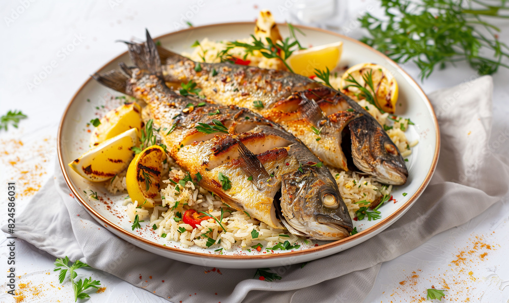 Flavorful Feast: Fried Fish with Rice and Herbs
Flavorful Feast: Fried Fish with Rice and Herbs