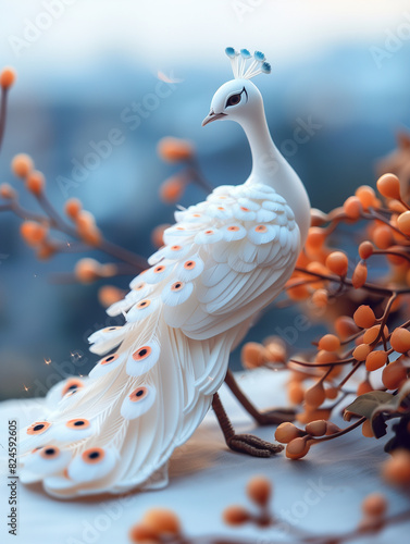 there is a white bird with orange spots on its wings © Tasfia Ahmed