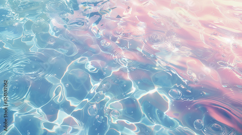 there is a picture of a pool with water and bubbles photo