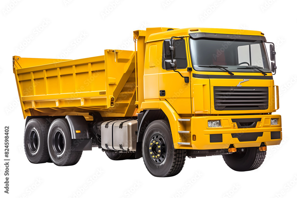 dump truck Isolated on transparent background