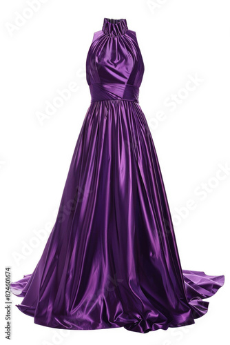 Purple elegant dress, isolated on a white background © Venka