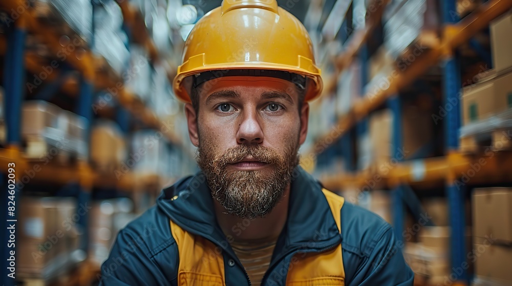 warehouse worker driver in uniform loading cardboard boxes by forklift stacker loader illustration photo warehouse worker driver in uniform loading cardboard boxes by forklift stacker loader illustration photo