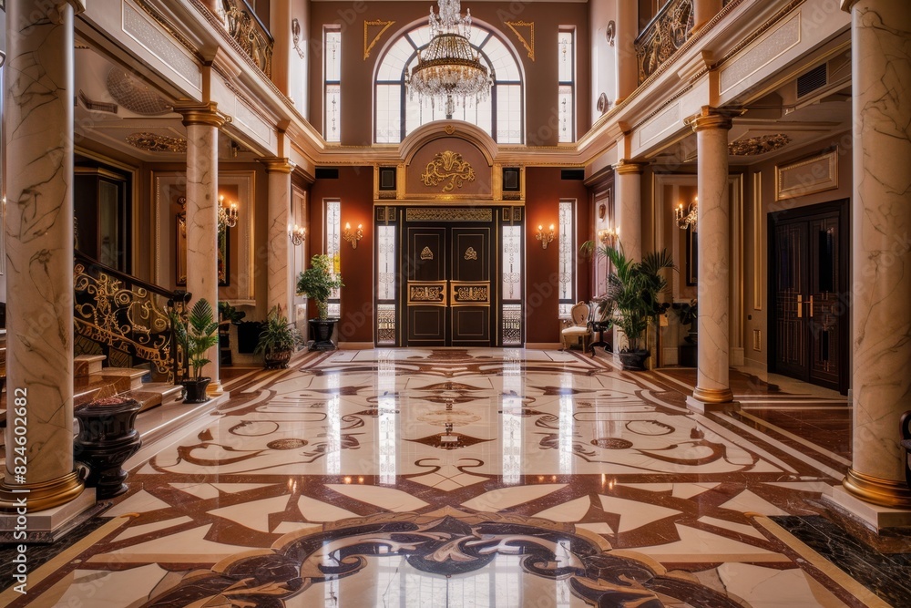 Obraz premium Classical Entrance Hall Interior
