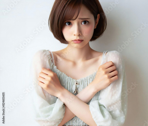 困っている女性