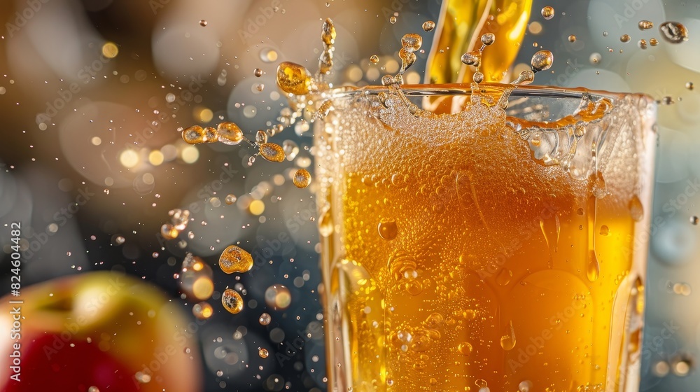 Dynamic close-up of tomato juice filling a glass, capturing motion, isolated background, studio lighting Dynamic close-up of tomato juice filling a glass, capturing motion, isolated background, studio lighting