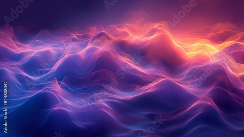 abstract photograph of a colorful background of wavy photo