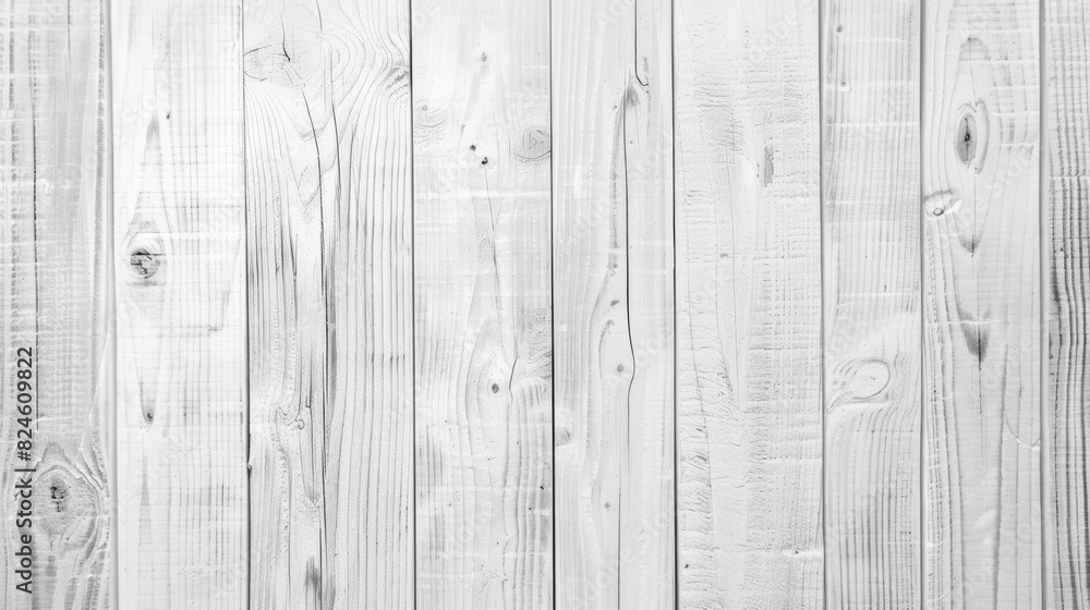 Whitewashed wooden fence panels. Whitewashed wooden fence panels.