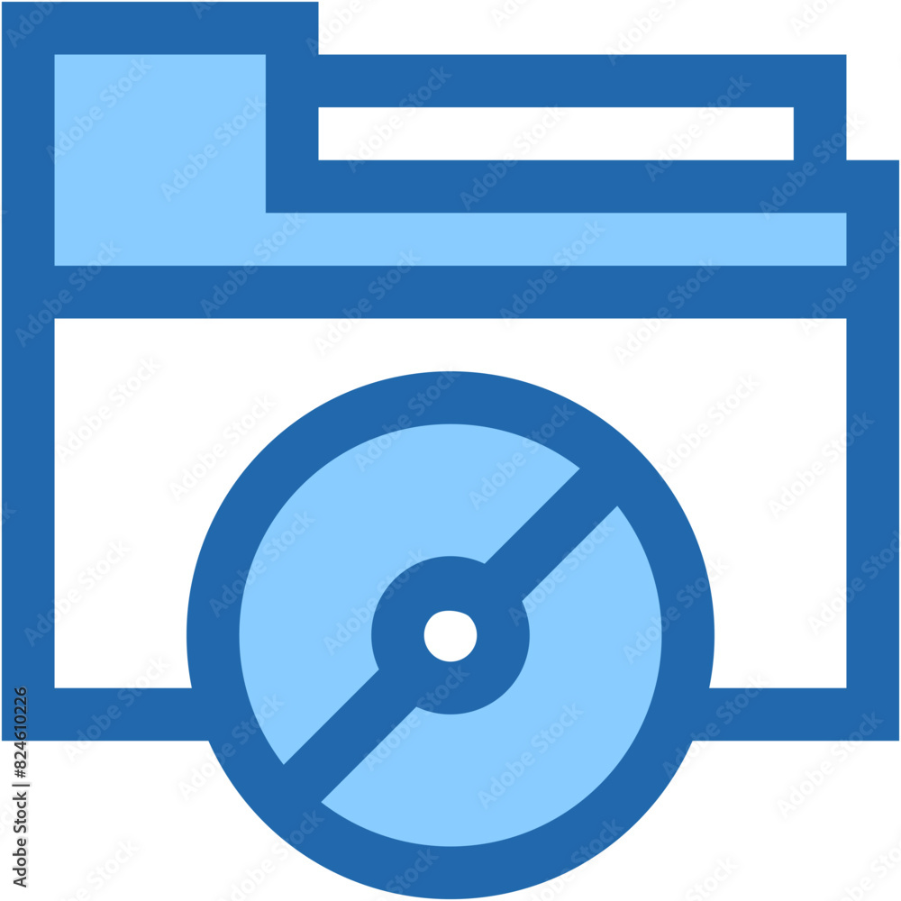 Vector Icon disk, folder, files and folders, storage, data Vector Icon disk, folder, files and folders, storage, data