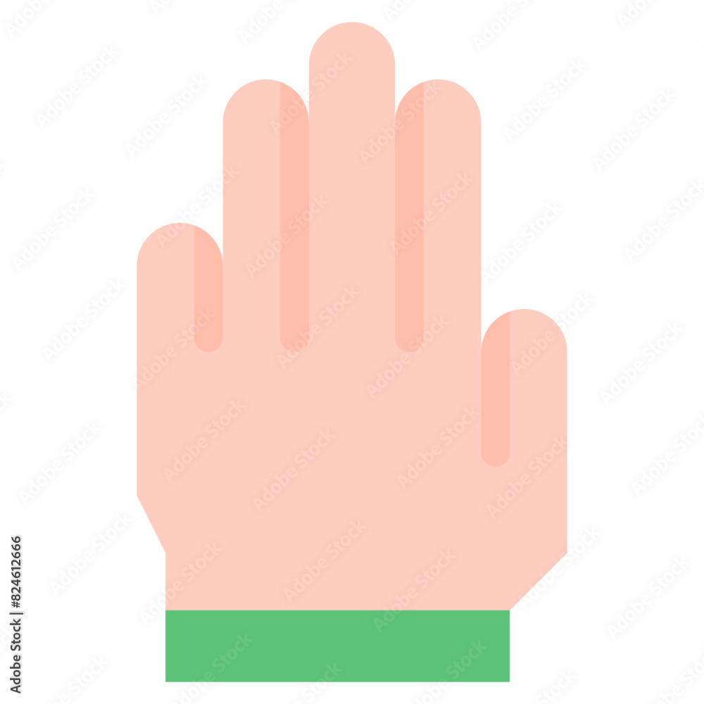 Vector Icon stop, hand, hands and gestures, gestures, sign Vector Icon stop, hand, hands and gestures, gestures, sign