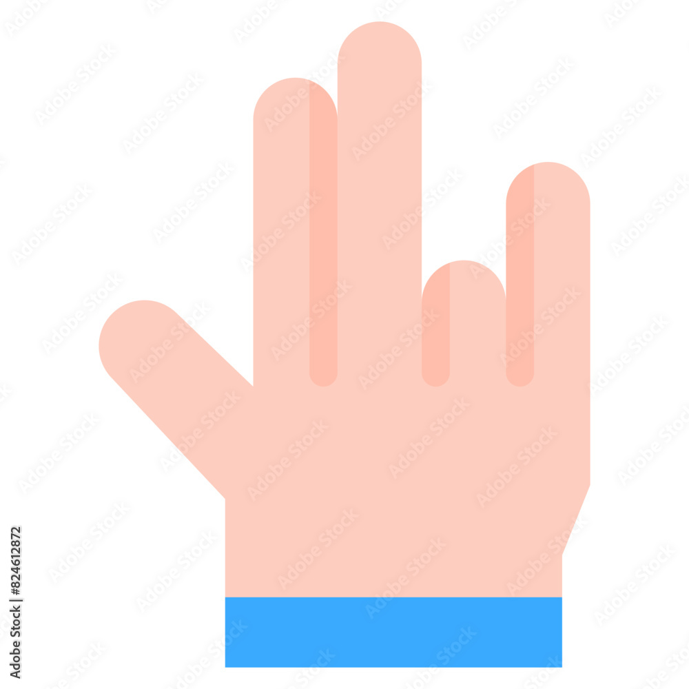 Vector Icon shocker, hand, hands and gestures, gestures, sign Vector Icon shocker, hand, hands and gestures, gestures, sign