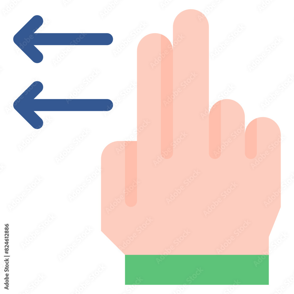 Vector Icon swipe, hand, hands and gestures, gestures, sign Vector Icon swipe, hand, hands and gestures, gestures, sign