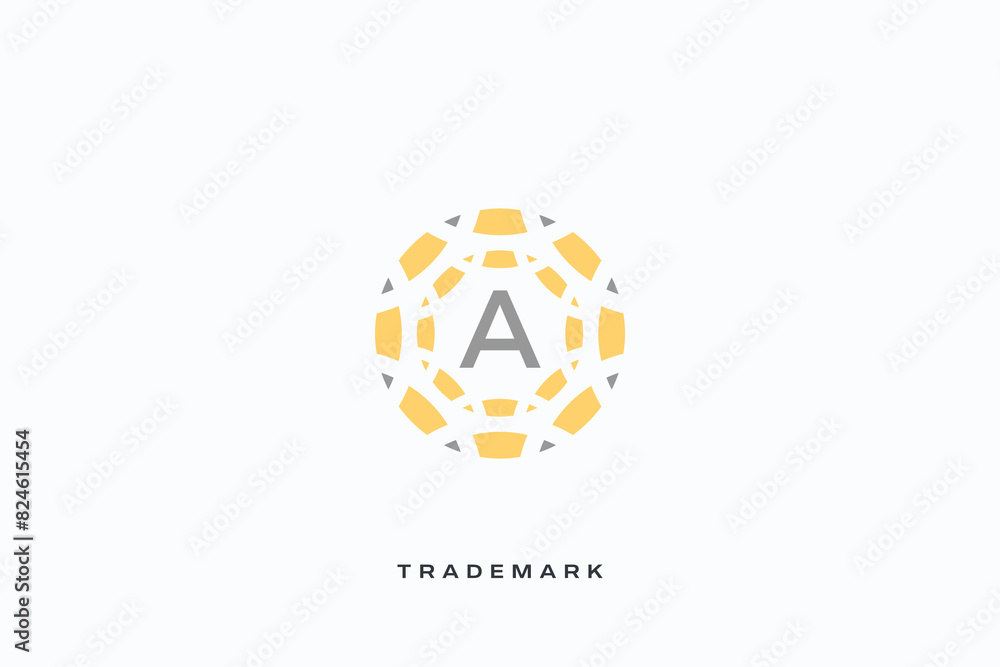 A Letter vector trademark brand logo A Letter vector trademark brand logo