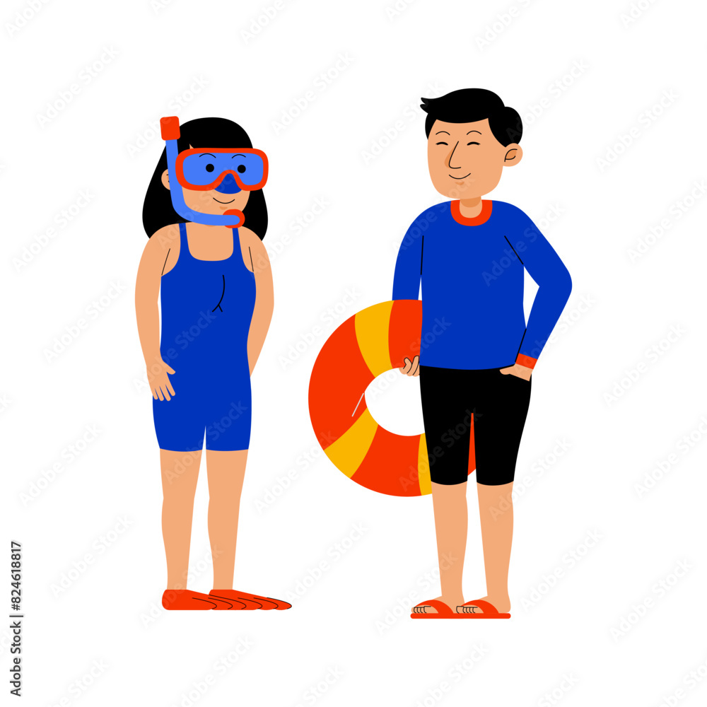 Summer Holiday Vector Illustration Summer Holiday Vector Illustration