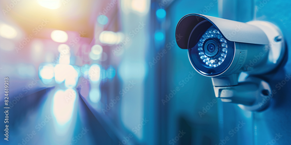 Secure Data with Modern Surveillance. Concept Security Cameras Secure Data with Modern Surveillance. Concept Security Cameras