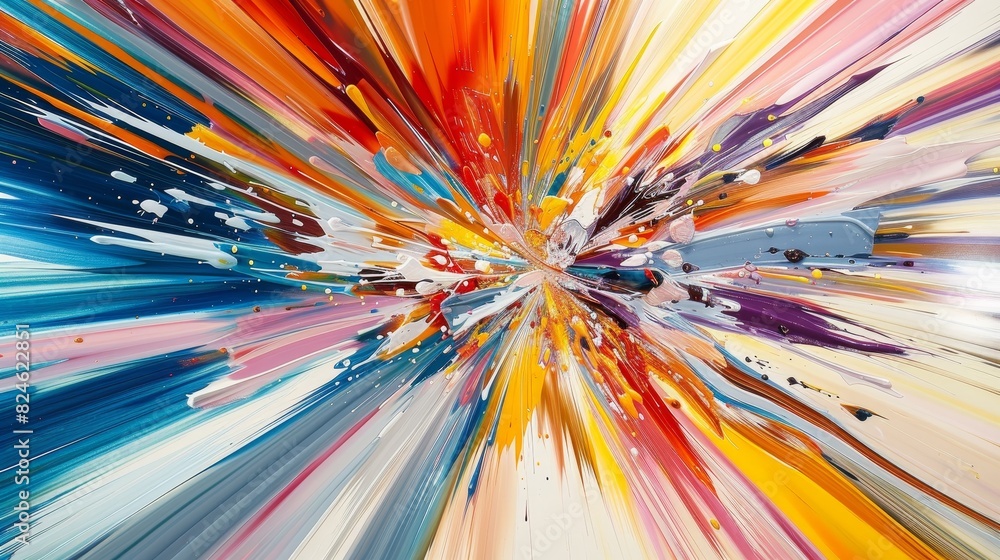 Abstract pride colors with sharp lines, energetic motion, and vibrant hues Abstract pride colors with sharp lines, energetic motion, and vibrant hues