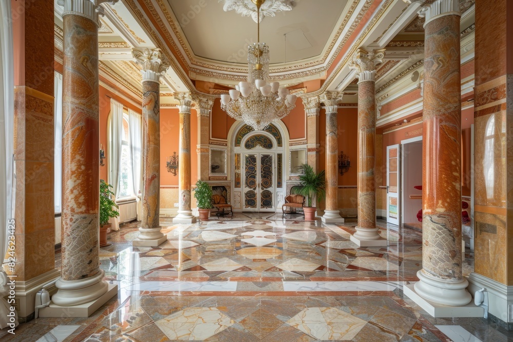 Obraz premium Classical Entrance Hall Interior