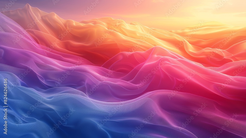 Celebrate Pride Month with abstract art featuring sharp lines, vivid gradients, and a celebratory vibe Celebrate Pride Month with abstract art featuring sharp lines, vivid gradients, and a celebratory vibe