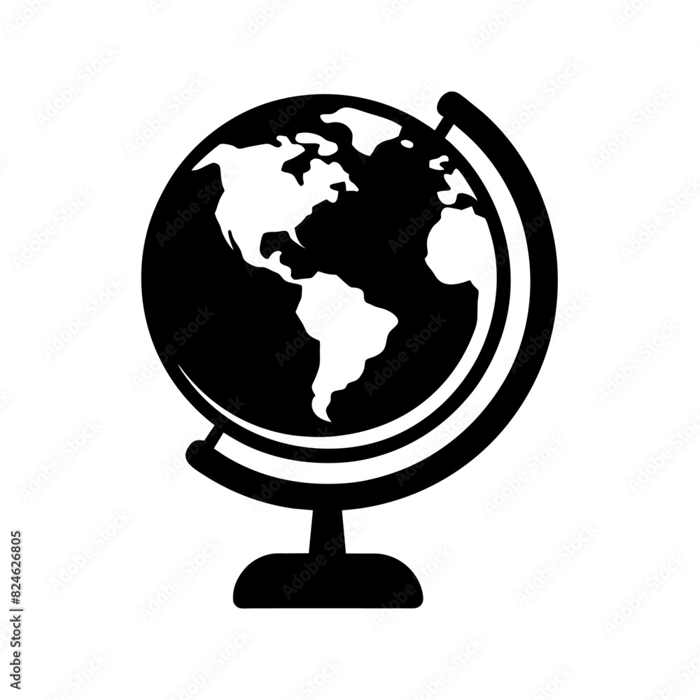 Geographical globe icon vector illustration Geographical globe icon vector illustration