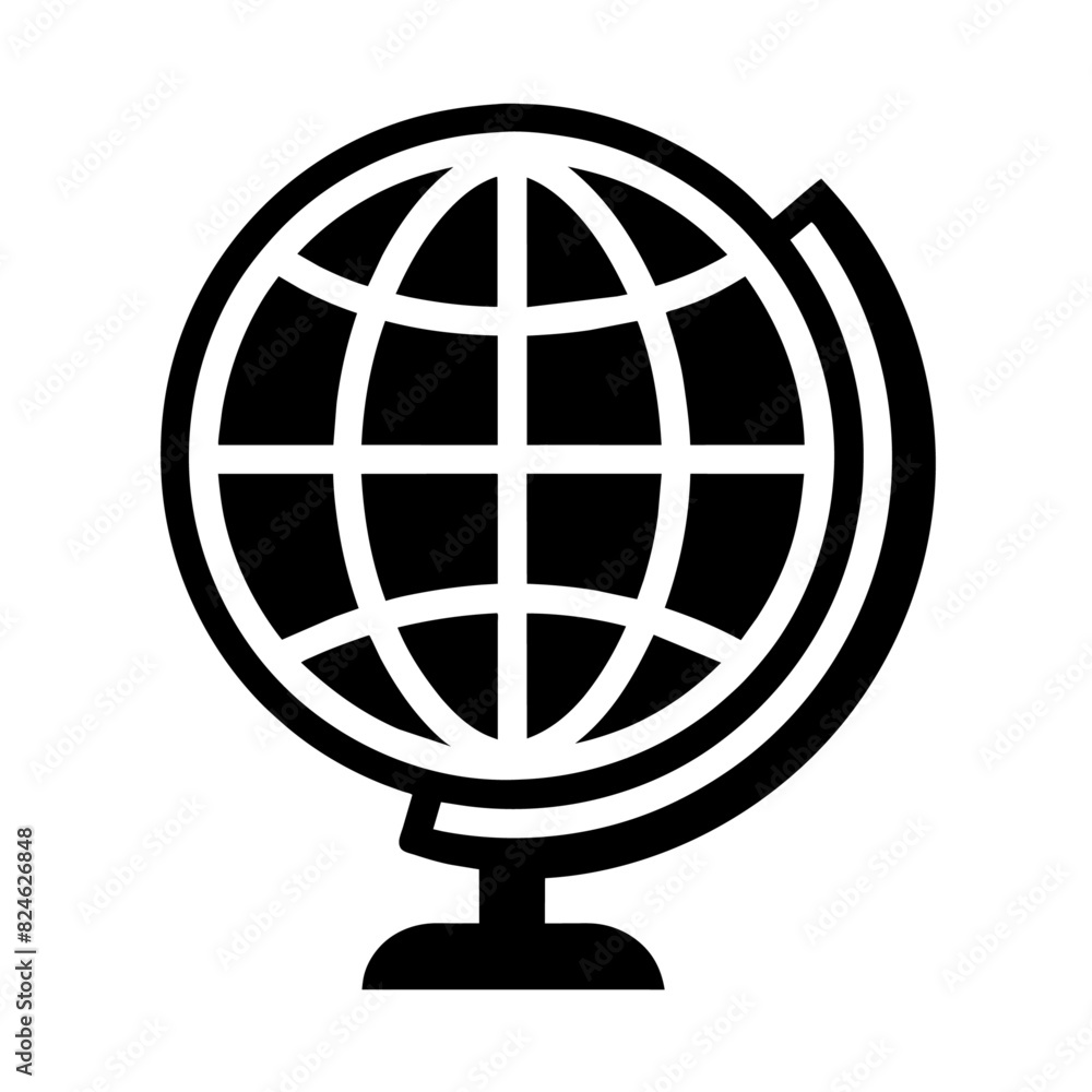 Geographical globe icon vector illustration Geographical globe icon vector illustration