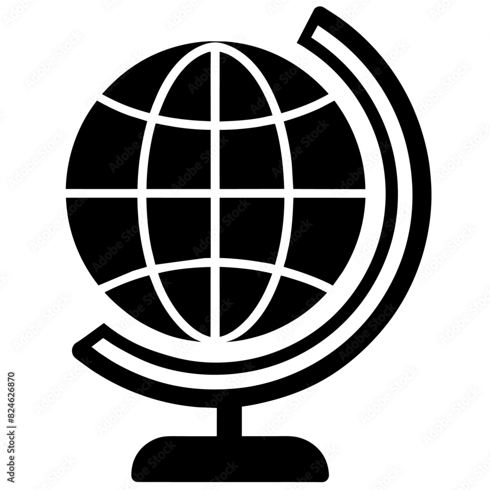Geographical globe icon vector illustration Geographical globe icon vector illustration