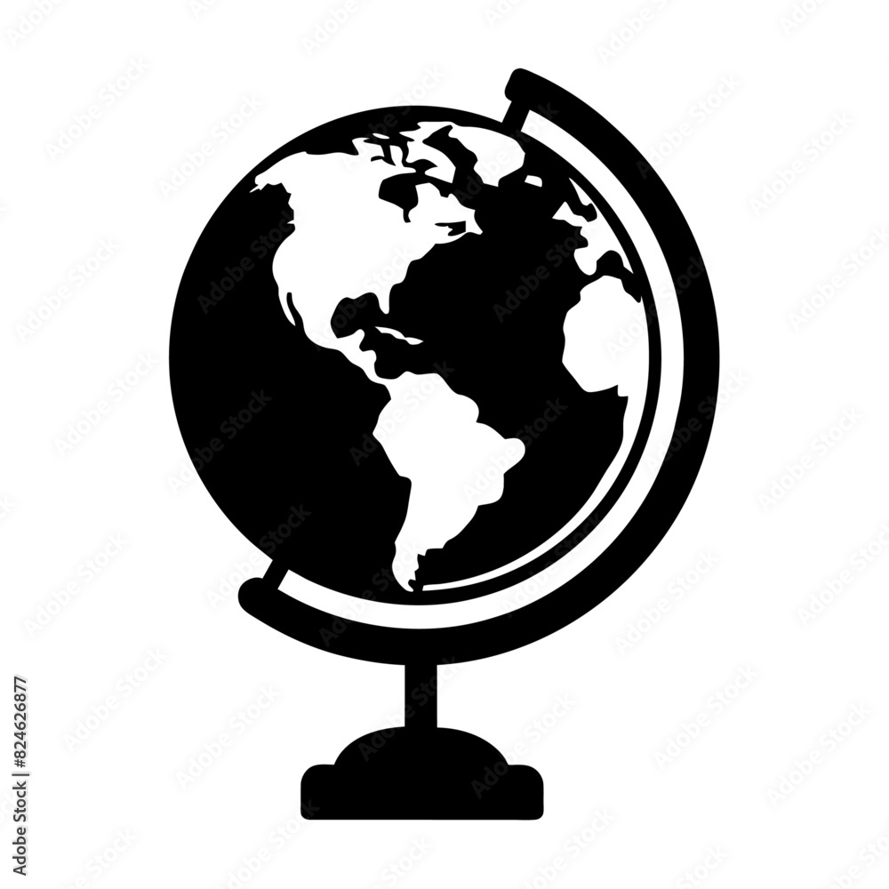 Geographical globe icon vector illustration Geographical globe icon vector illustration