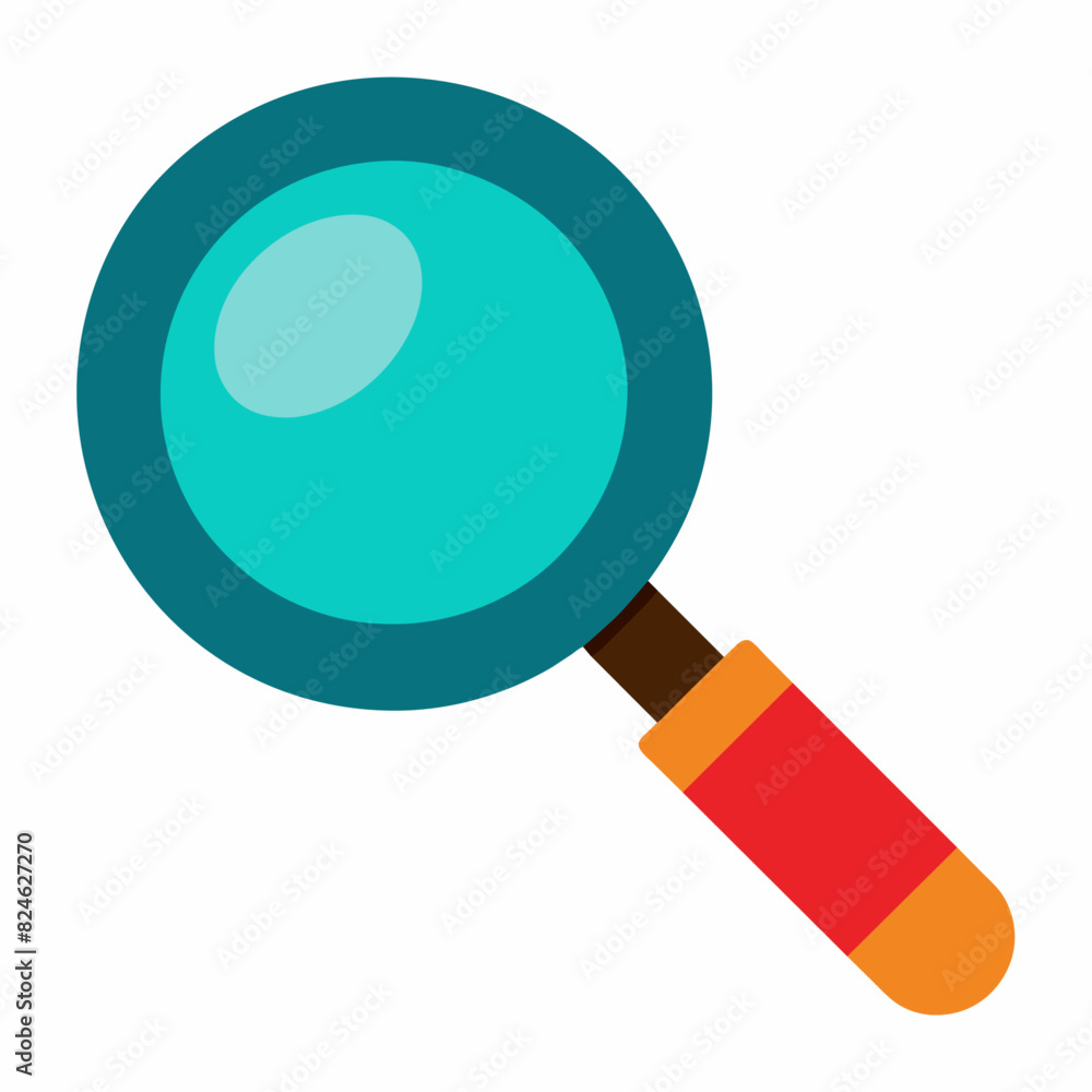 Magnifying glass icon illustration Magnifying glass icon illustration