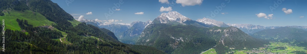 Watzmann mountain near Konigssee lake in Berchtesgaden National Park, Germany Watzmann mountain near Konigssee lake in Berchtesgaden National Park, Germany