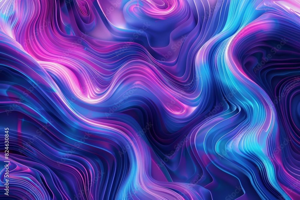 Fototapeta premium Futuristic AI technology background with abstract patterns, neural networks, and digital elements.