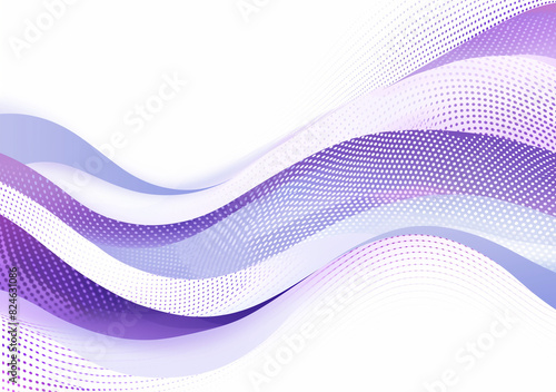 abstract purple geometric background with fluid shapes