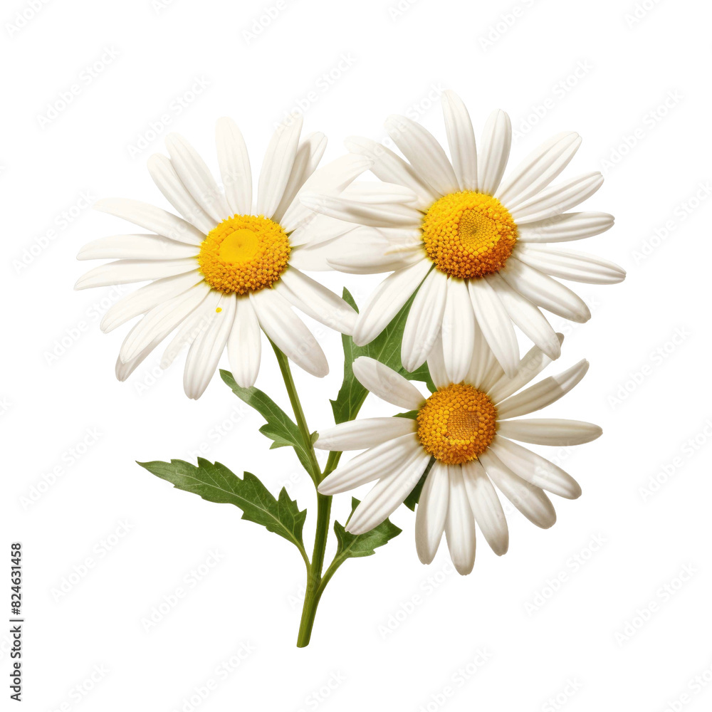 Fototapeta premium daisy on a transparent background