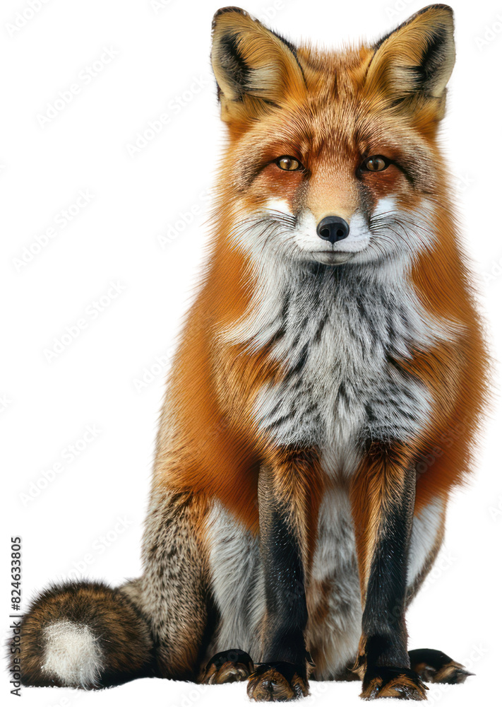 Full body shot of a Fox , Generative Ai Full body shot of a Fox , Generative Ai